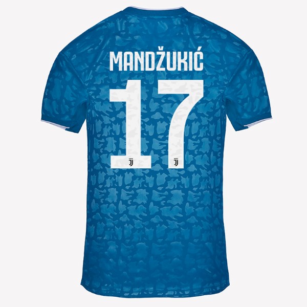 Camiseta Juventus NO.17 Mandzukic 3ª 2019/20 Azul